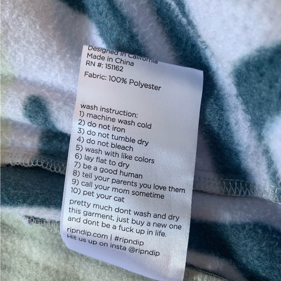 RIPNDIP Fleece Jacket - Picture 7 of 8